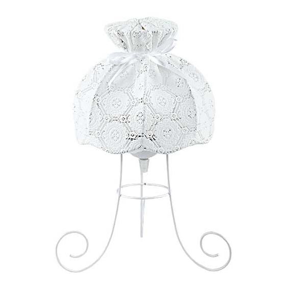 Duolla - Stolní lampa SYMPHONY 1xE27/40W/230V pr. 28 cm bílá