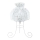 Duolla - Stolní lampa SYMPHONY 1xE27/40W/230V pr. 28 cm bílá