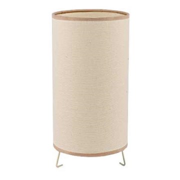 Duolla - Stolní lampa TUBA 1xE27/40W/230V pr. 15 cm béžová