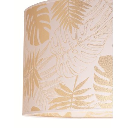 Duolla - Stropní svítidlo ARECA 1xE27/40W/230V pr. 45 cm mosaz/bílá