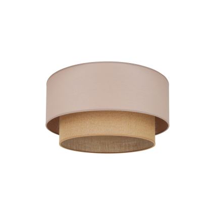Duolla - Stropní svítidlo BOHO 1xE27/15W/230V pr. 45 cm béžová/hnědá