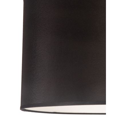 Duolla - Stropní svítidlo DORSET 1xE27/40W/230V pr. 45 cm černá