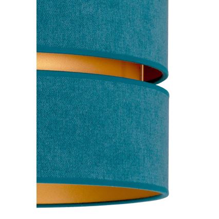 Duolla - Stropní svítidlo DUO 1xE27/40W/230V pr. 40 cm tyrkysová/zlatá
