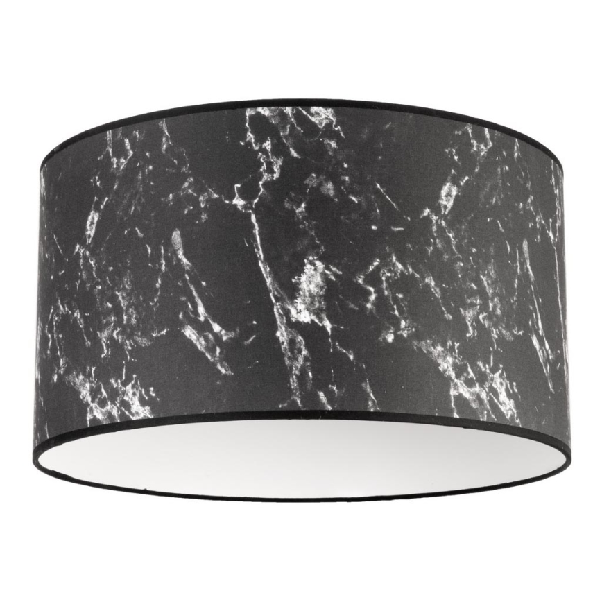 Duolla - Stropní svítidlo MARBLE 1xE27/40W/230V pr. 45 cm černá/bílá