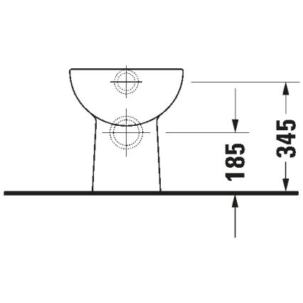Duravit 21080900002 - Stojící WC D-CODE keramika/lesklá bílá