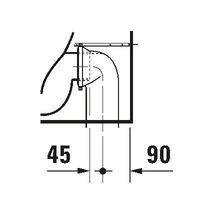 Duravit 21150900002 - Stojící WC D-CODE keramika/lesklá bílá