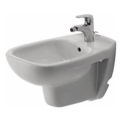 Duravit 22571500002 - Závěsný bidet D-CODE keramika/lesklá bílá