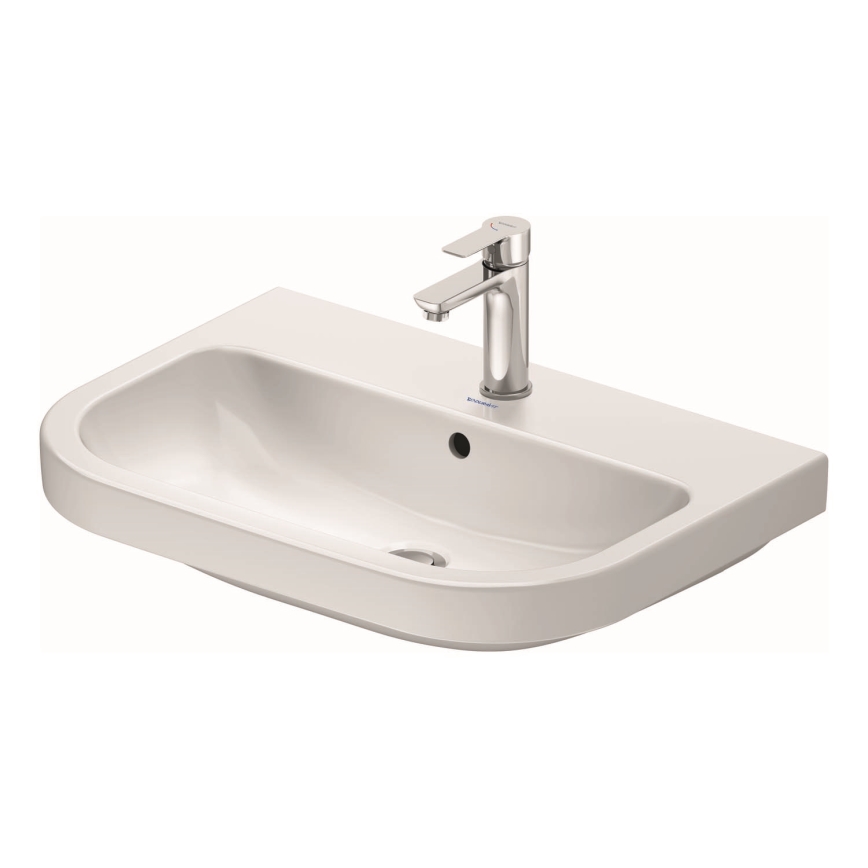 Duravit 23986500002 - Závěsné umyvadlo D-CODE 65x46 cm keramika/lesklá bílá