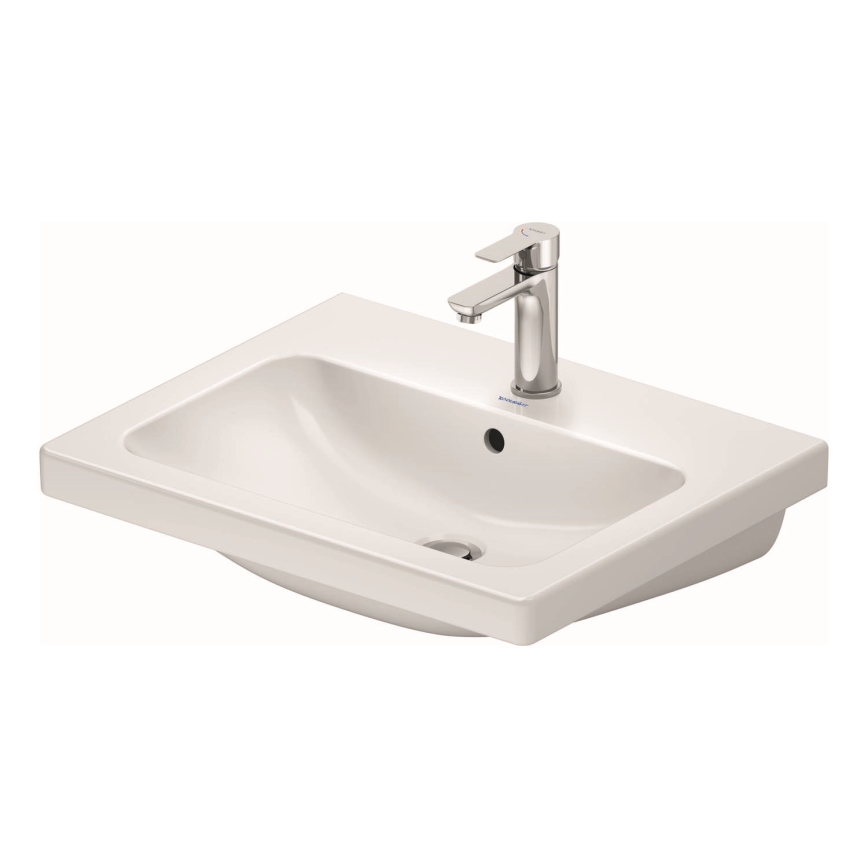 Duravit 23996000002 - Závěsné umyvadlo D-CODE 60x48 cm keramika/lesklá bílá
