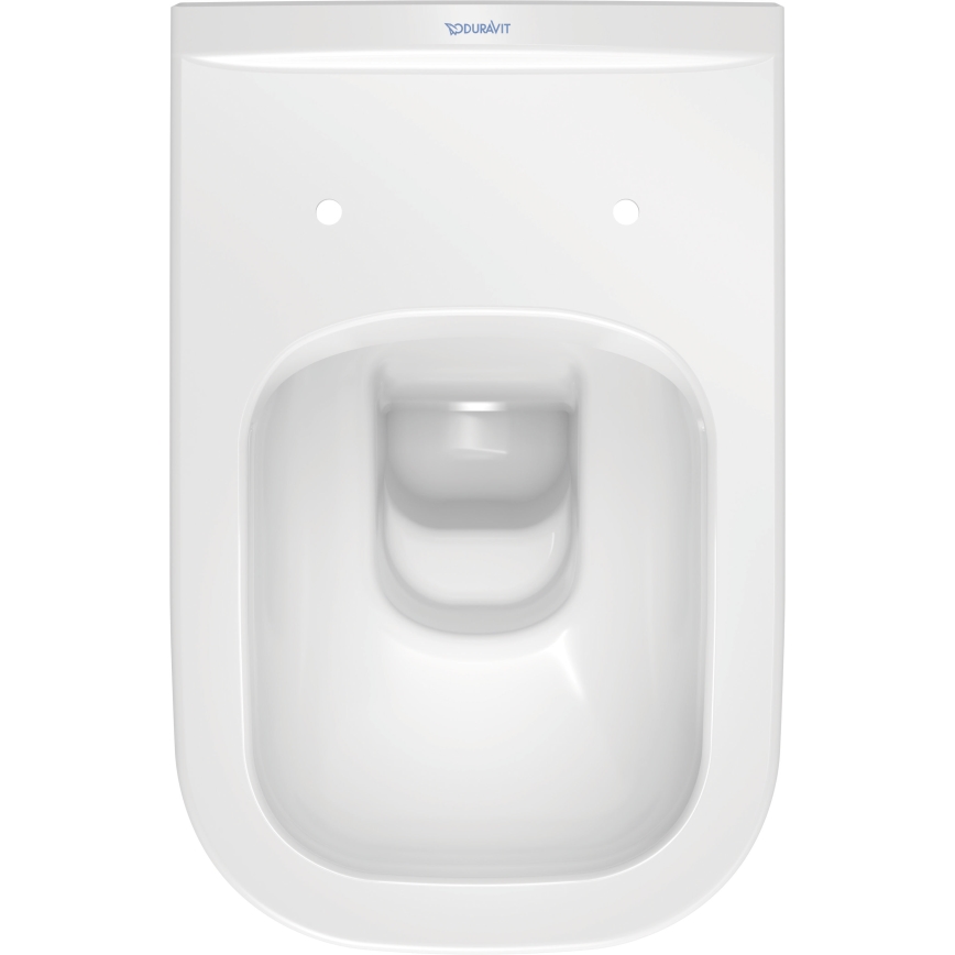 Duravit 25700920002 - Závěsné Rimless WC D-CODE keramika/lesklá bílá