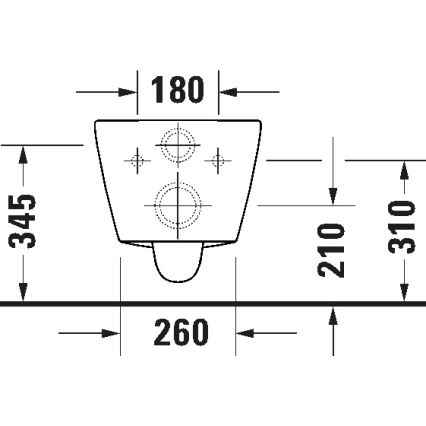 Duravit 29030900212 - Závěsné WC Rimless D-CODE keramika/lesklá bílá