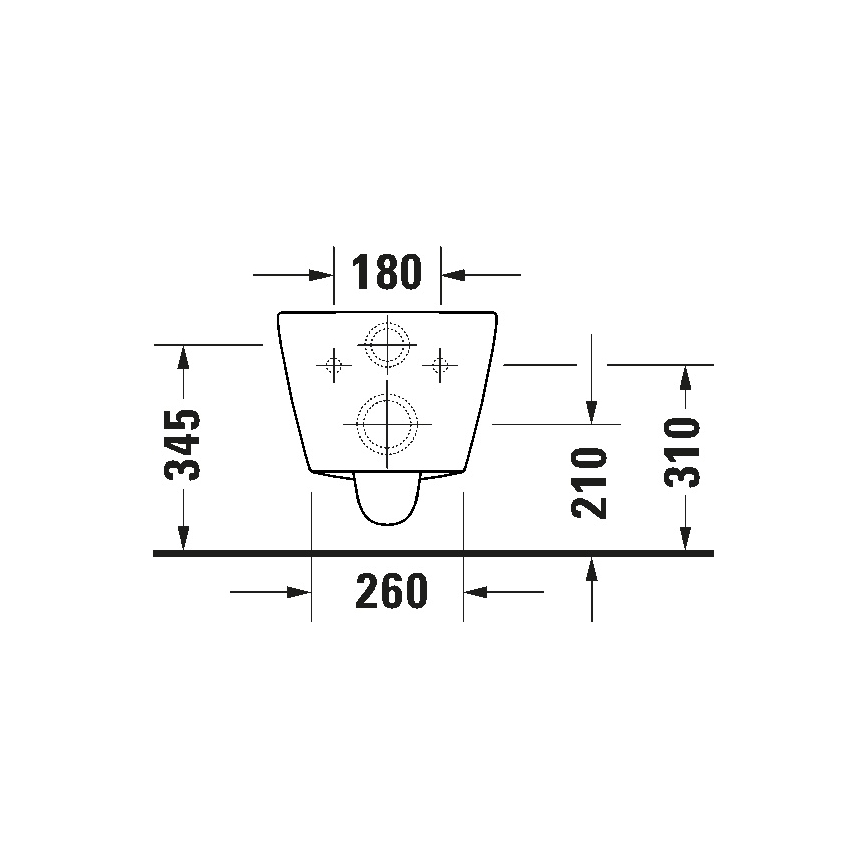 Duravit 29030900212 - Závěsné WC Rimless D-CODE keramika/lesklá bílá