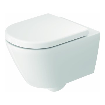 Duravit 49030900B2 - Závěsné WC s prkénkem D-CODE keramika/lesklá bílá