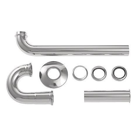 Duravit 50260000 - Umyvadlový sifon UNIVERSAL lesklý chrom