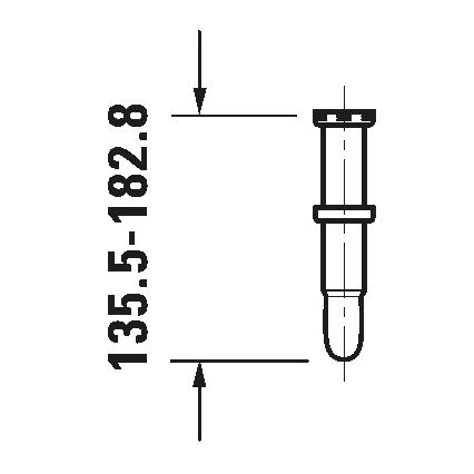 Duravit 50260000 - Umyvadlový sifon UNIVERSAL lesklý chrom