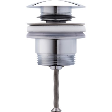 Duravit 50521000 - Umyvadlová výpusť PUSH-OPEN pr. 6,3 cm lesklý chrom