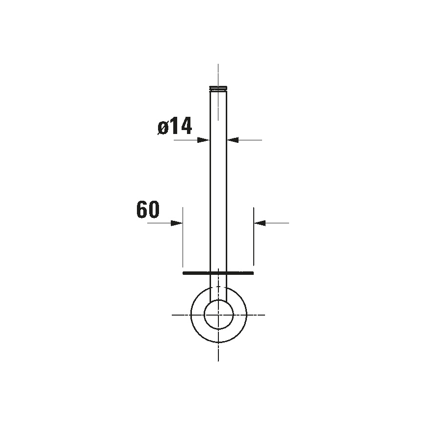 Duravit 99154600 - Držák toaletního papíru D-CODE matná černá