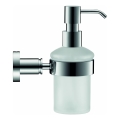 Duravit 99161000 -Nástěnný dávkovač mýdla D-CODE 390 ml mléčné sklo/lesklý chrom