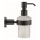Duravit 99164600 - Nástěnný dávkovač mýdla D-CODE 390 ml mléčné sklo/matná černá