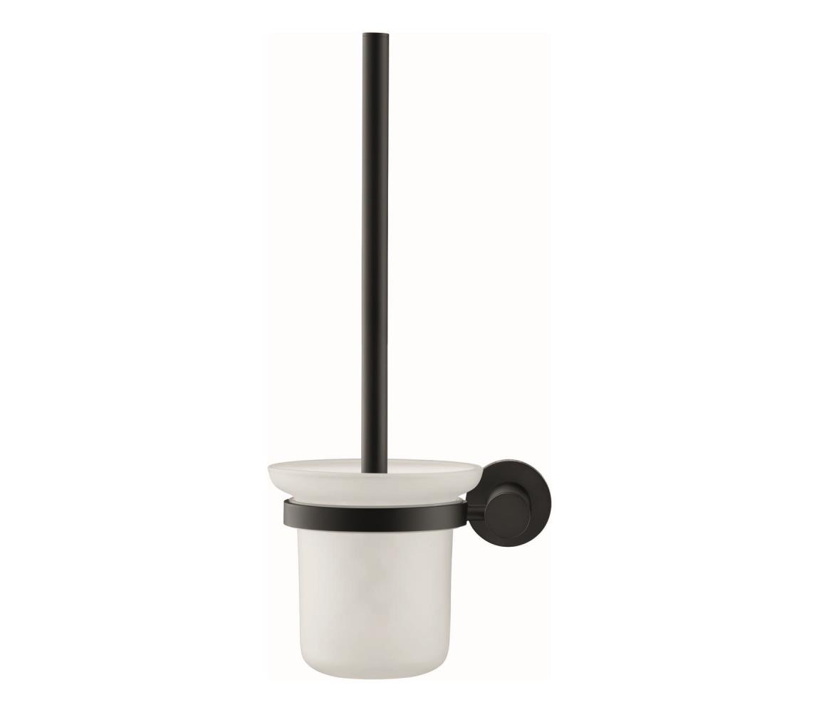 Duravit 99274600 - Nástěnná WC štětka D-CODE matná černá 0099274600