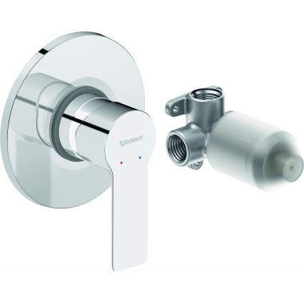 Duravit DC4210007010 - Sprchová baterie pro podomítkovou instalaci D-CODE lesklý chrom