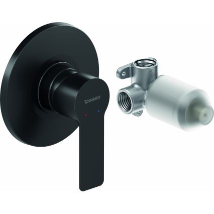 Duravit DC4210007046 - Sprchová baterie pro podomítkovou instalaci D-CODE matná černá
