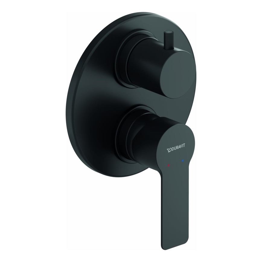 Duravit DC5210008046 - Sprchová baterie pro podomítkovou instalaci D-CODE matná černá