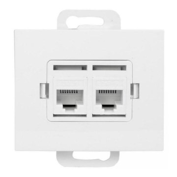 Dvojitá datová zásuvka RJ45 ONYX