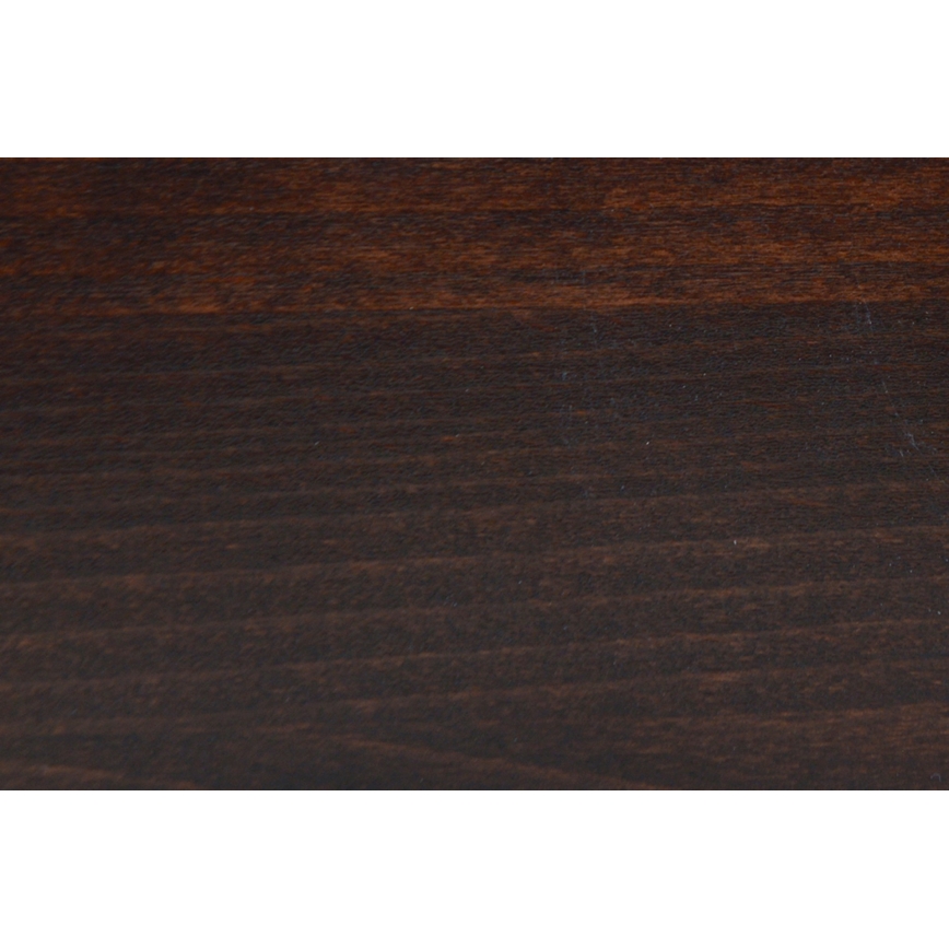 Dvoulůžková postel z masivu s úložným prostorem ANGELA 180x200 cm ořech tmavý