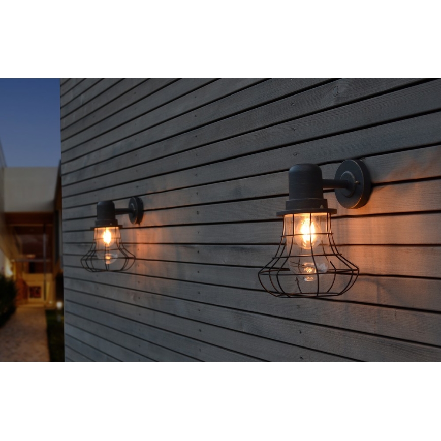 Eco-Light - Venkovní nástěnné svítidlo BIRD 1xE27/60W/230V IP44