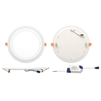 LED Podhledové svítidlo DUO LED/12W/230V + LED/4W