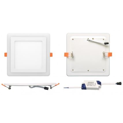 LED Podhledové svítidlo DUO LED/18W/230V + LED/6W