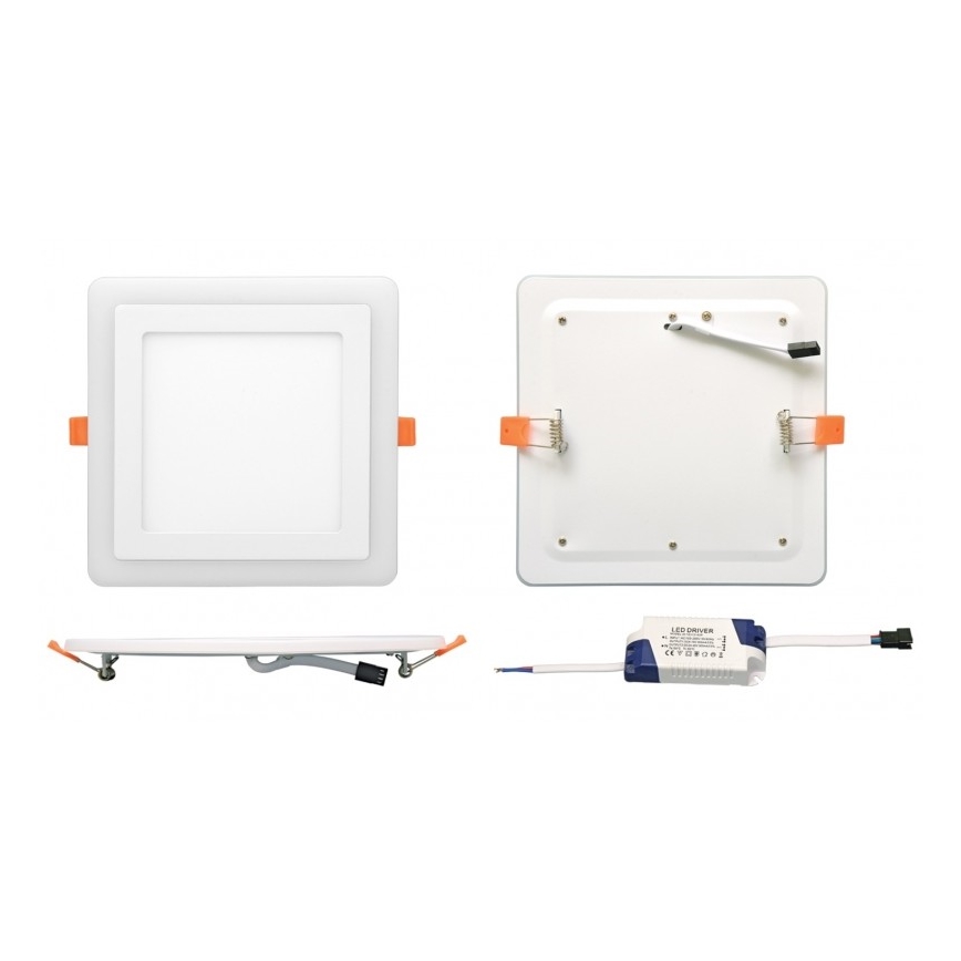 LED Podhledové svítidlo DUO LED/18W/230V + LED/6W