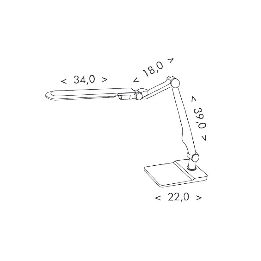 LED Stmívatelná stolní lampa MATRIX LED/10W/230V