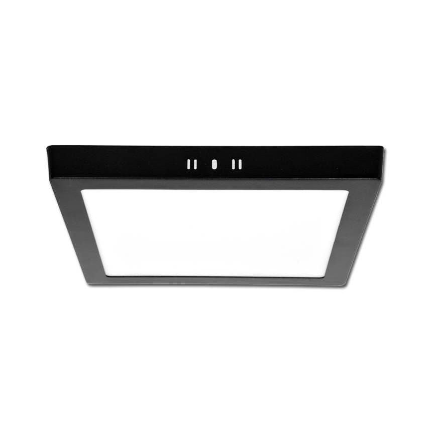 LED Stropní svítidlo RAFA LED/12W/230V 3000/4000/6000K 17x17 cm černá