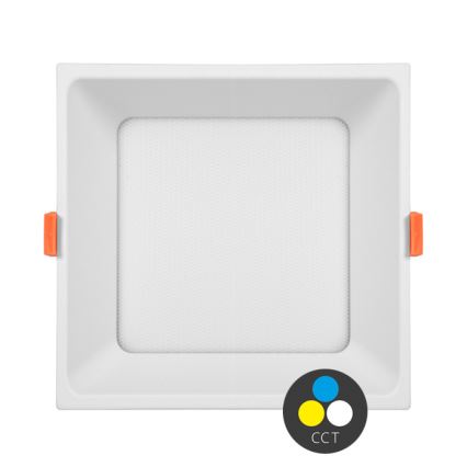 LED Podhledové svítidlo TONY LED/24W/230V 3000/4000/6500K 17x17 cm bílá