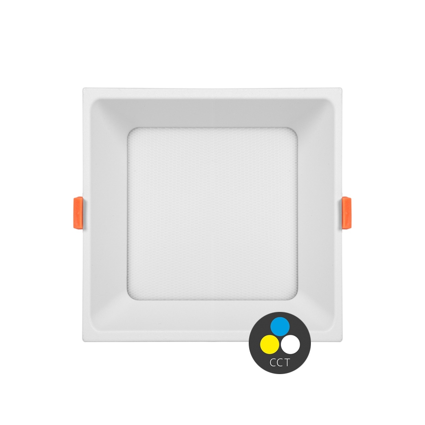 LED Podhledové svítidlo TONY LED/24W/230V 3000/4000/6500K 17x17 cm bílá