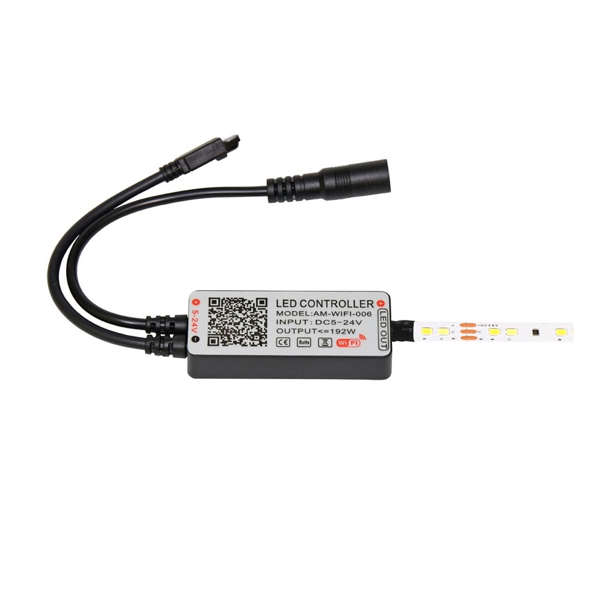 LED RGB Stmívatelný pásek 5 m Wi-Fi LED/48W/230V TUYA + dálkové ovládání