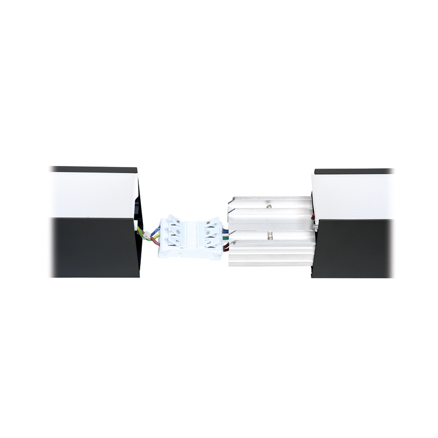 LED Stropní svítidlo DONAR LED/28W/230V 4000K 120 cm černá