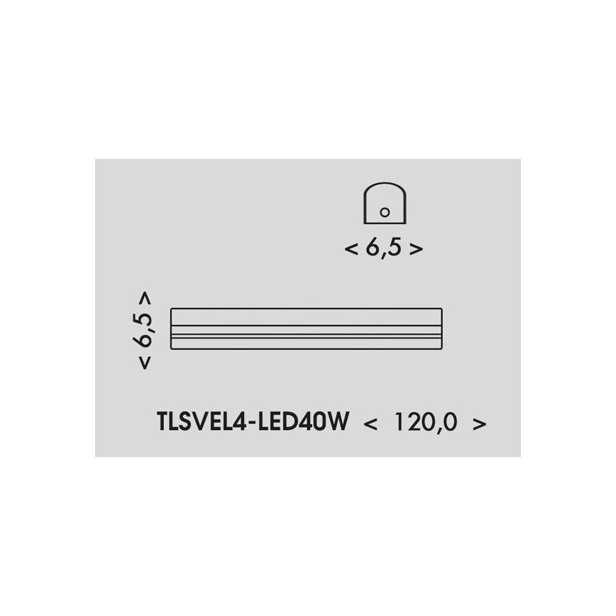 LED Zářivkové svítidlo VELO LED/24/32/40W/230V 3000/4000/6000K 120 cm bílá