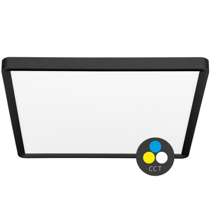LED Stropní svítidlo TERY LED/40W/230V 3000/4000/6000K 50x50 cm IP40 černá
