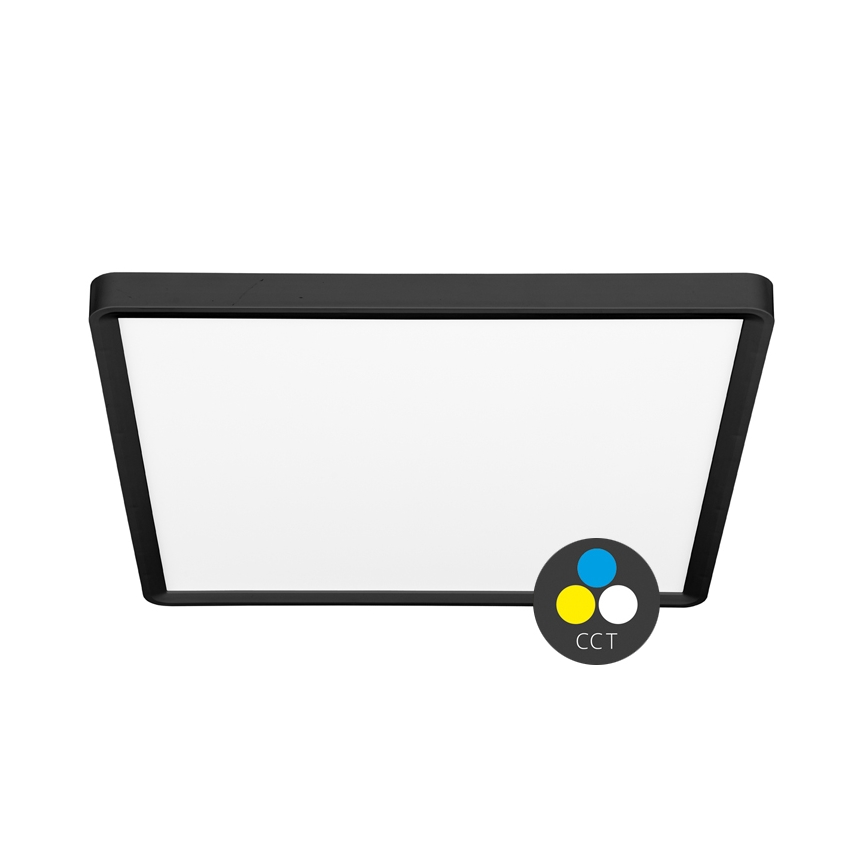 LED Stropní svítidlo TERY LED/40W/230V 3000/4000/6000K 50x50 cm IP40 černá