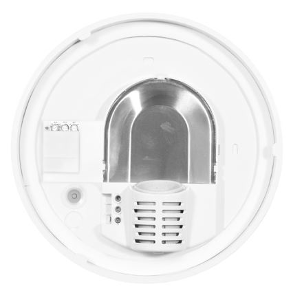 Venkovní stropní svítidlo se senzorem HECTOR 1xE27/60W/230V pr. 25 cm IP44 opál bílá