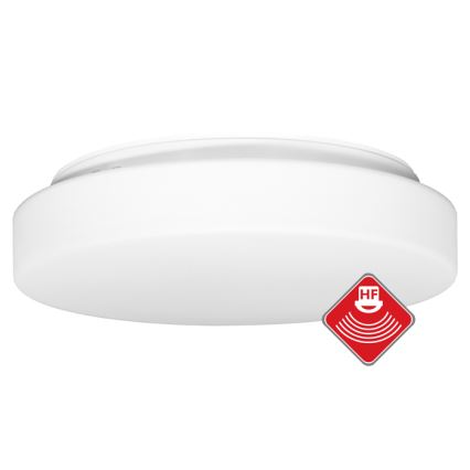 Venkovní stropní svítidlo se senzorem HECTOR 2xE27/60W/230V pr. 40 cm IP44 opál bílá
