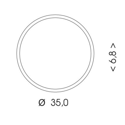 LED Venkovní stropní svítidlo se senzorem MARTIN LED/25W/230V 3000/4000K pr. 35 cm IP65 černá