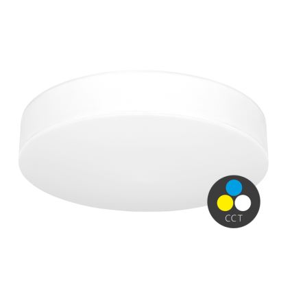 LED Koupelnové stropní svítidlo MAKARON LED/50W/230V 3000/4000/6000K pr. 50 cm IP44 bílá