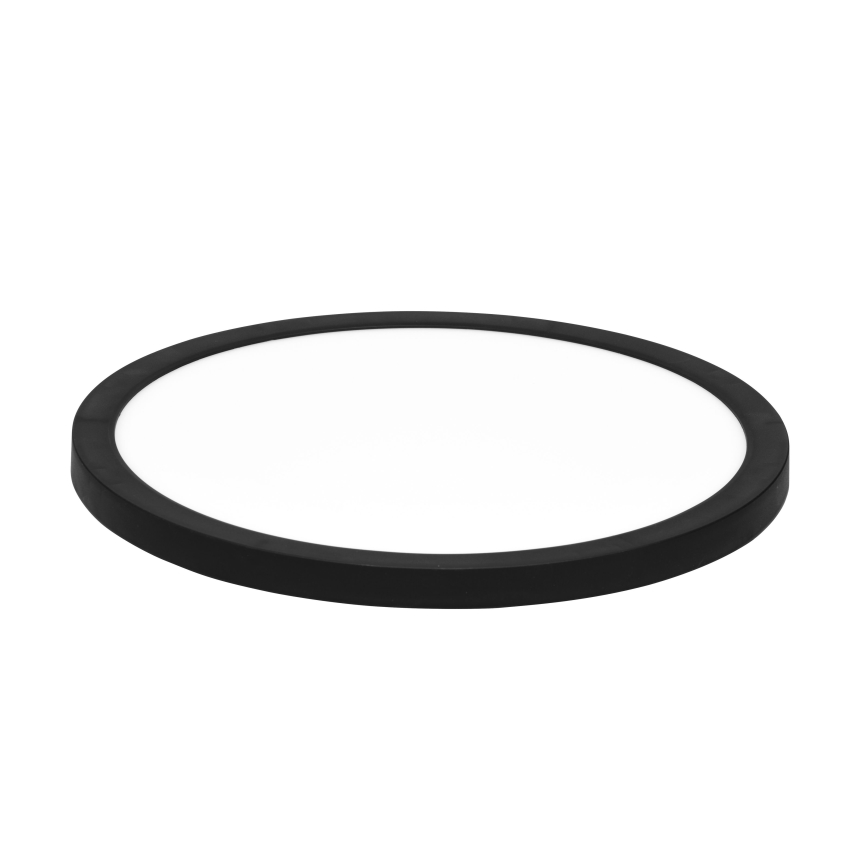 LED Stmívatelný panel LEXA LED/12/18/24W/230V 3000/4000/6000K pr. 30 cm černá