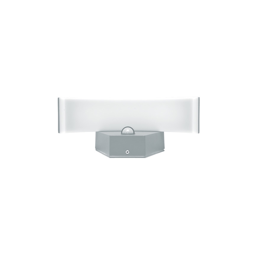 LED Venkovní nástěnné svítidlo se senzorem STYL LED/8W/230V IP44