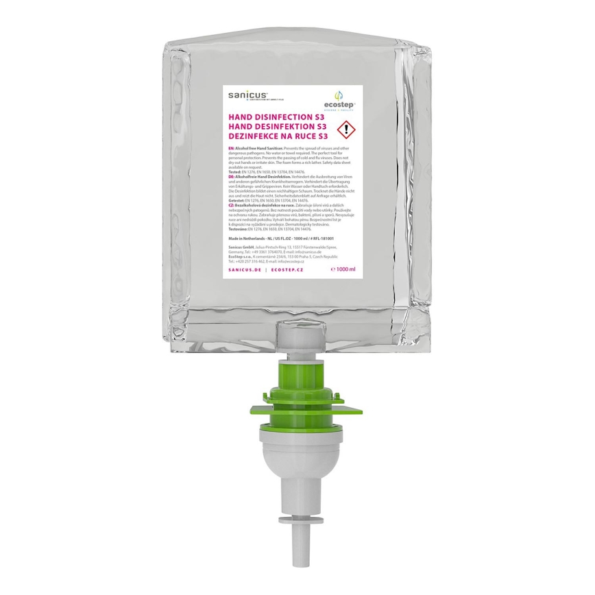 EcoStep 50170 - Pěnová dezinfekce bez alkoholu S3/S2 1000 ml