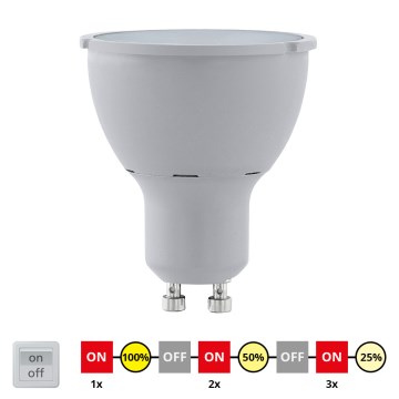 EGLO 11541 - LED žárovka stmívatelná GU10/5W/230V - STEPDIMMING teplá bílá EGLO 11541 - LED žárovka stmívatelná GU10/5W/230V - STEPDIMMING teplá bílá